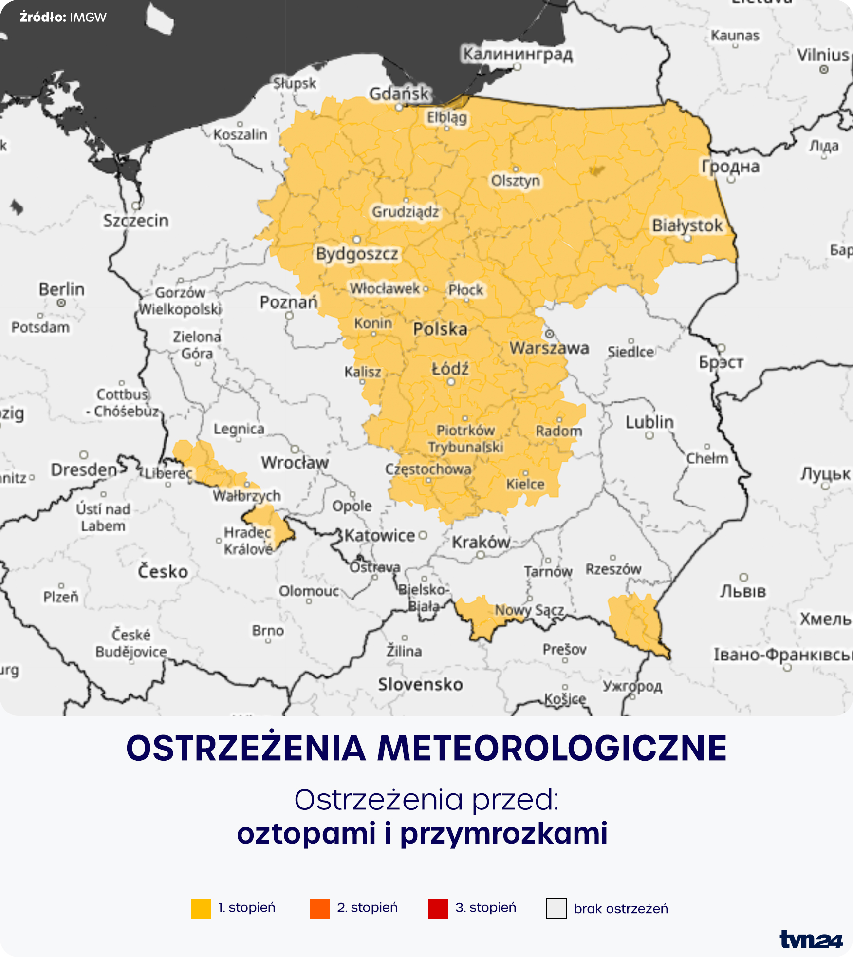 Ostrzeżenia IMGW