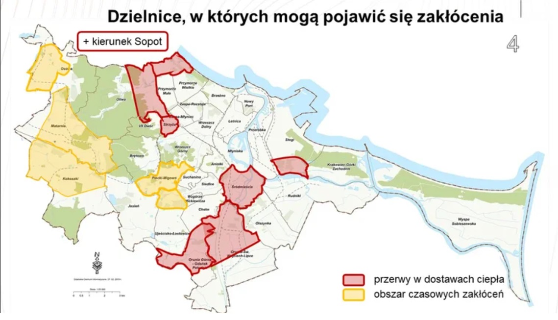Awaria ogrzewania w Gdańsku