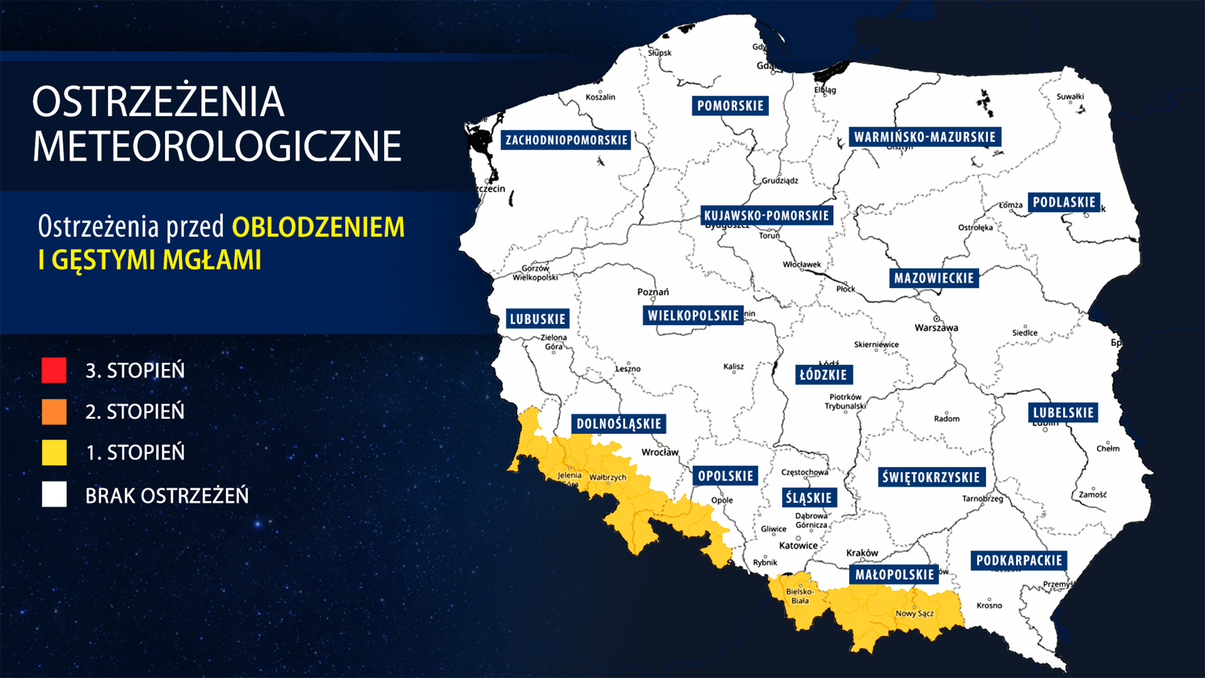 Ostrzeżenia meteorologiczne IMGW