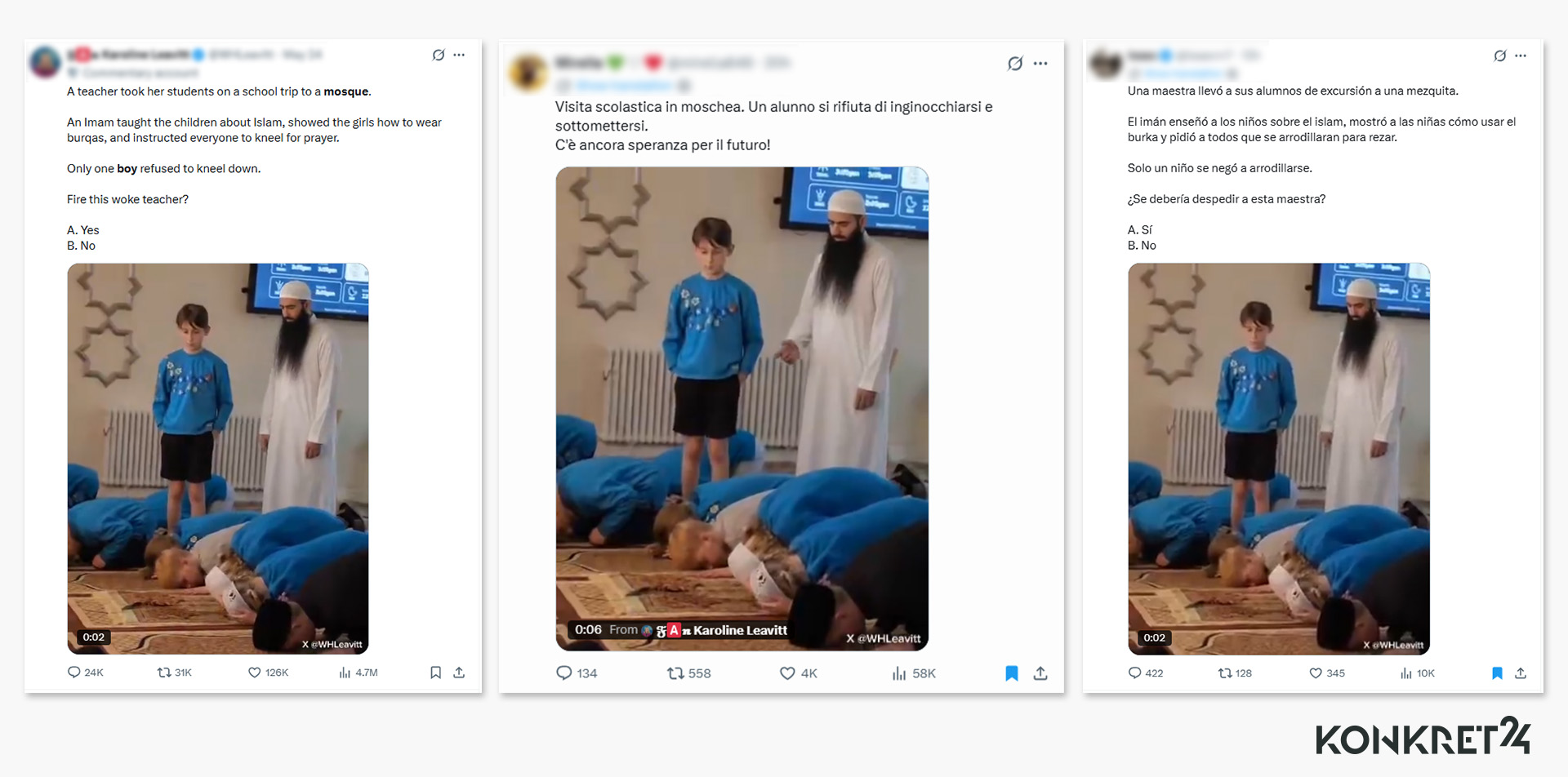 W zagranicznej sieci nagranie obejrzało miliony internautów