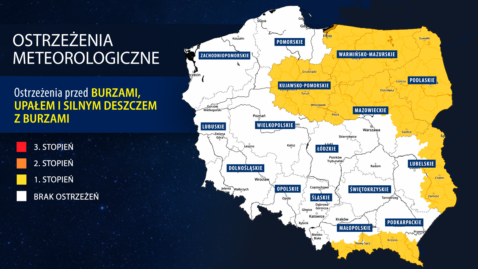 Ostrzeżenia meteorologiczne IMGW