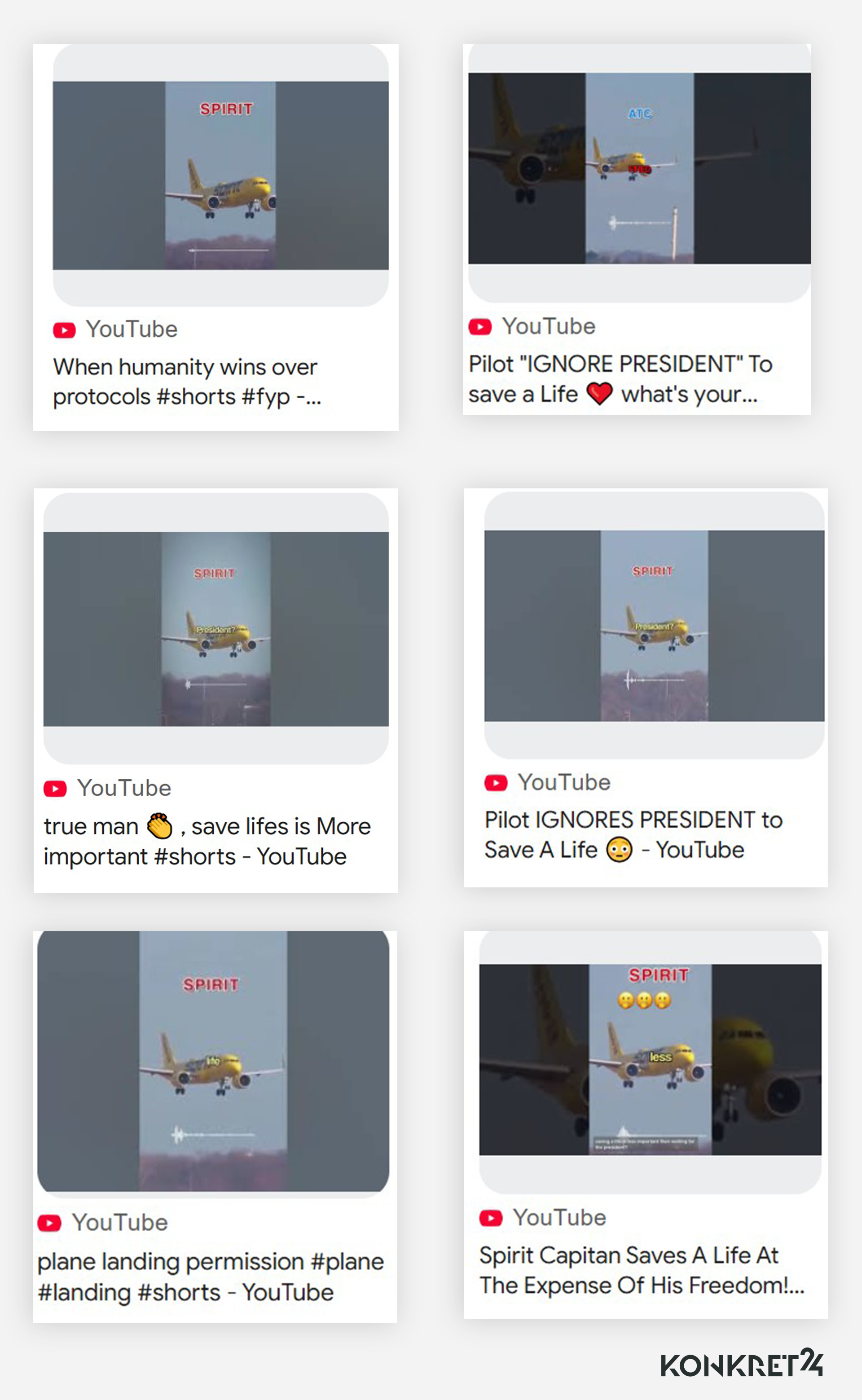 Internauci na YouTube zachwycali się rzekomą odwagą pilota amerykańskiego samolotu