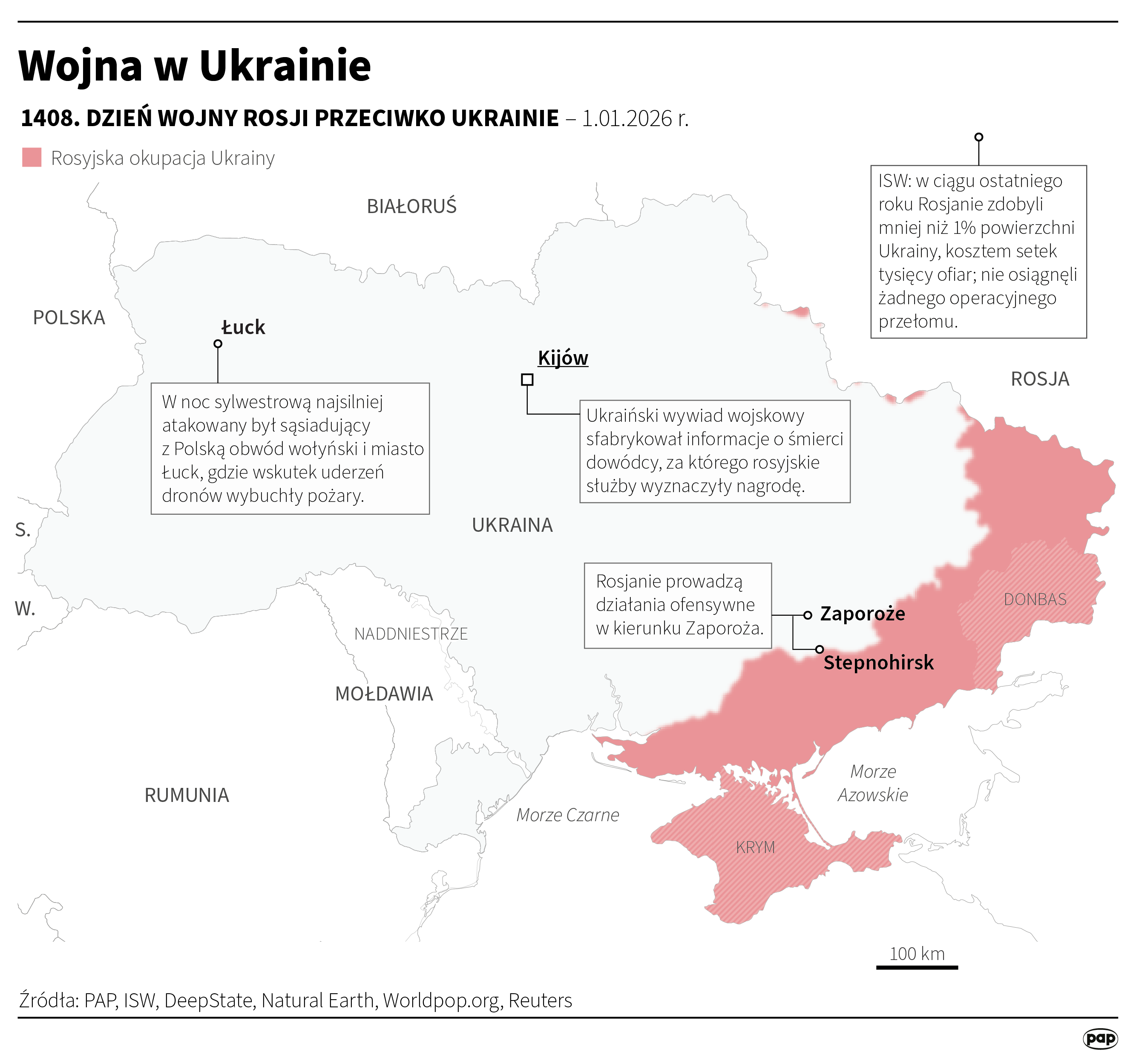 Wojna w Ukrainie (01.01.2026)