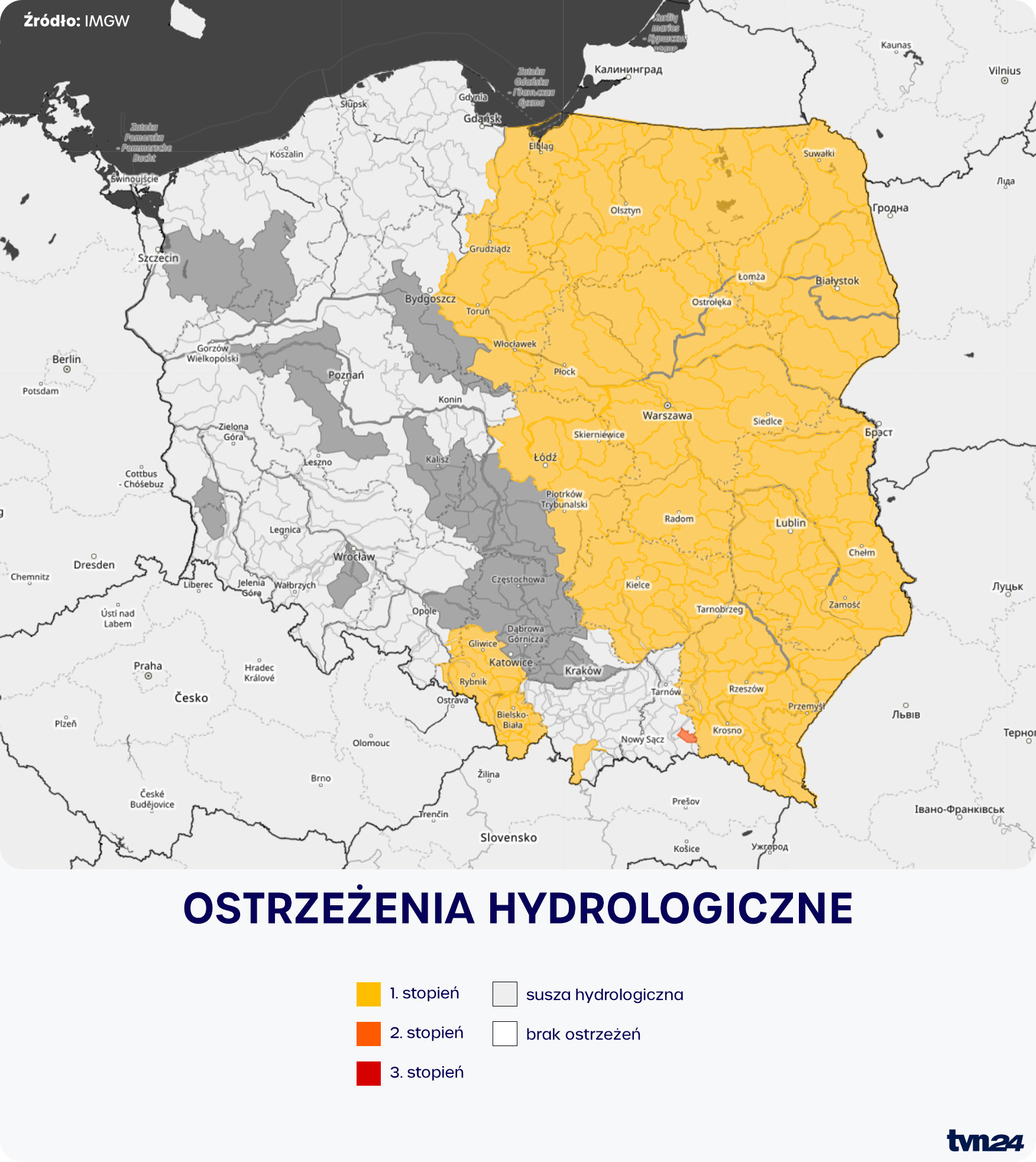 Ostrzeżenia hydrologiczne