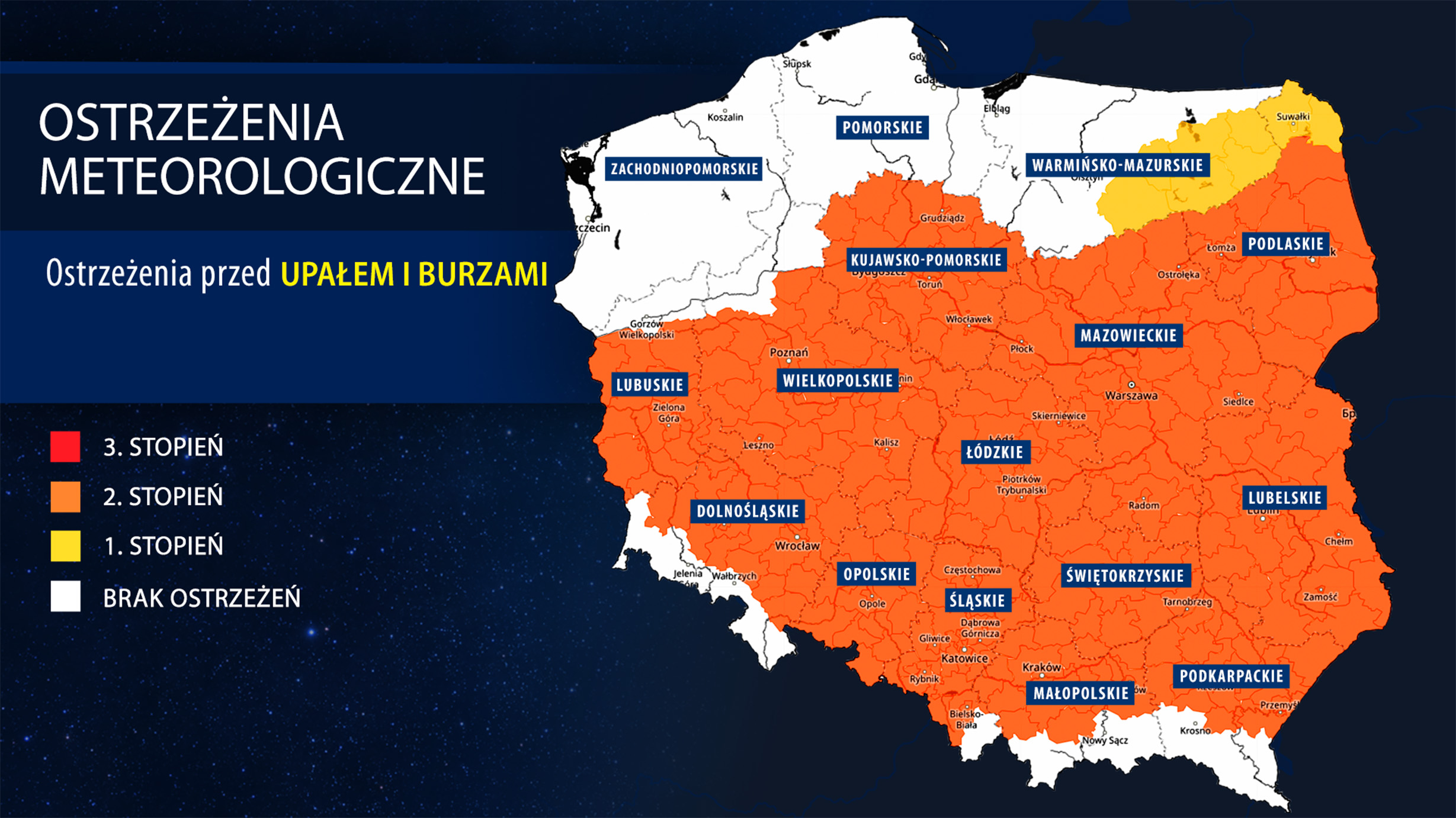 Ostrzeżenia meteorologiczne IMGW
