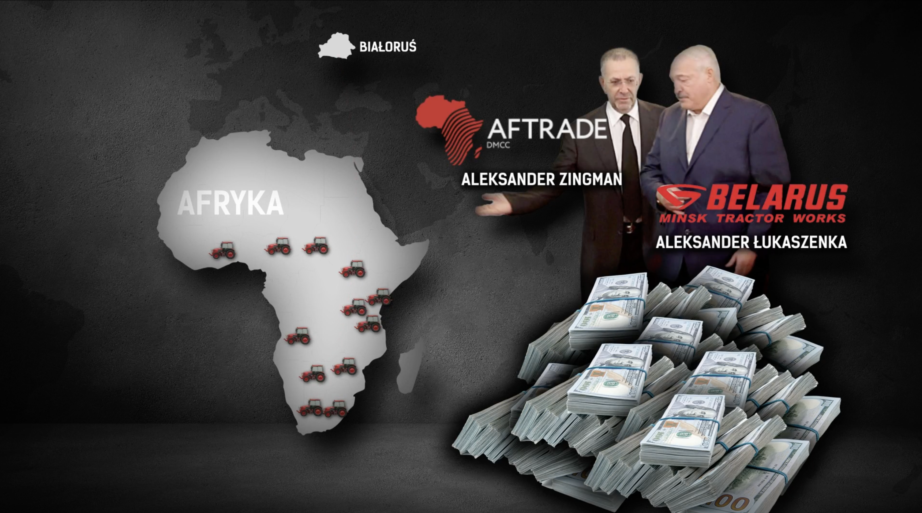 Białoruskie traktory w Afryce