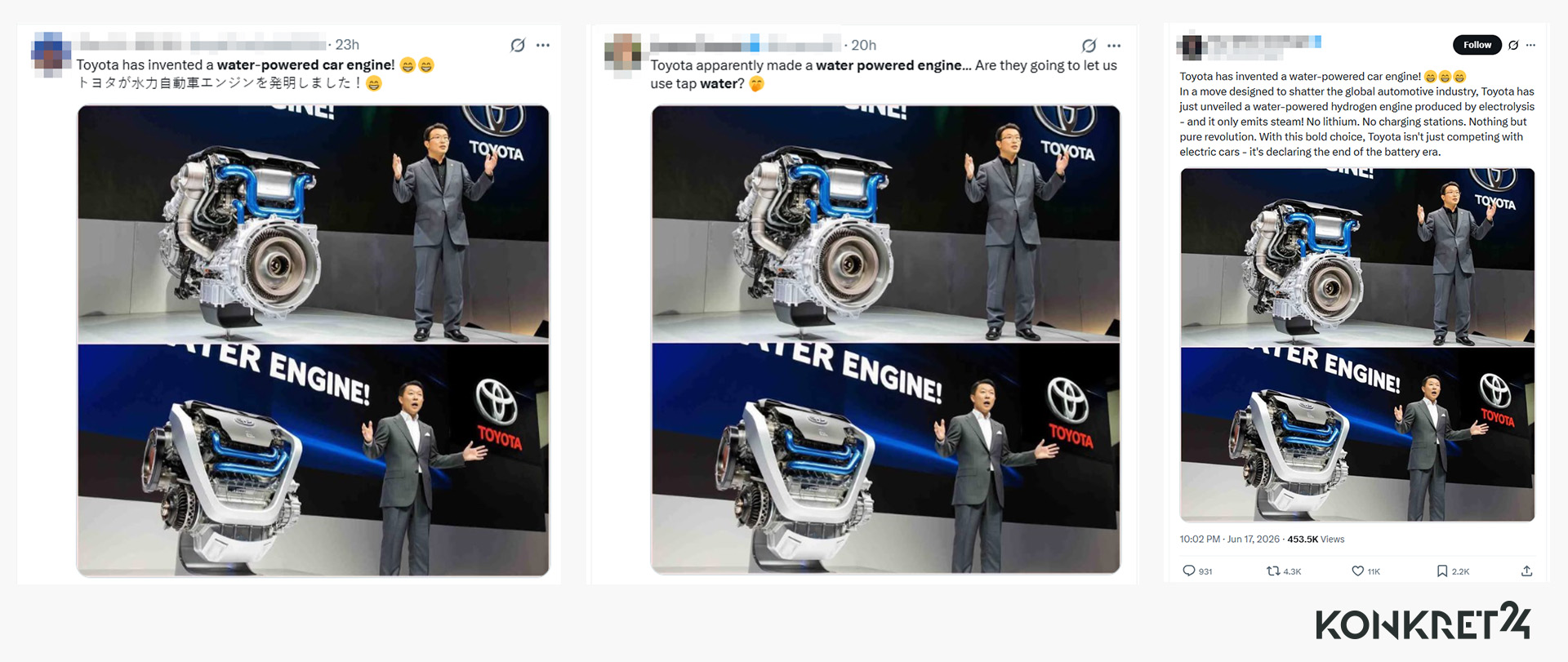 Doniesienia o silniku na wodę popularność zdobywają także w zagranicznej sieci 
