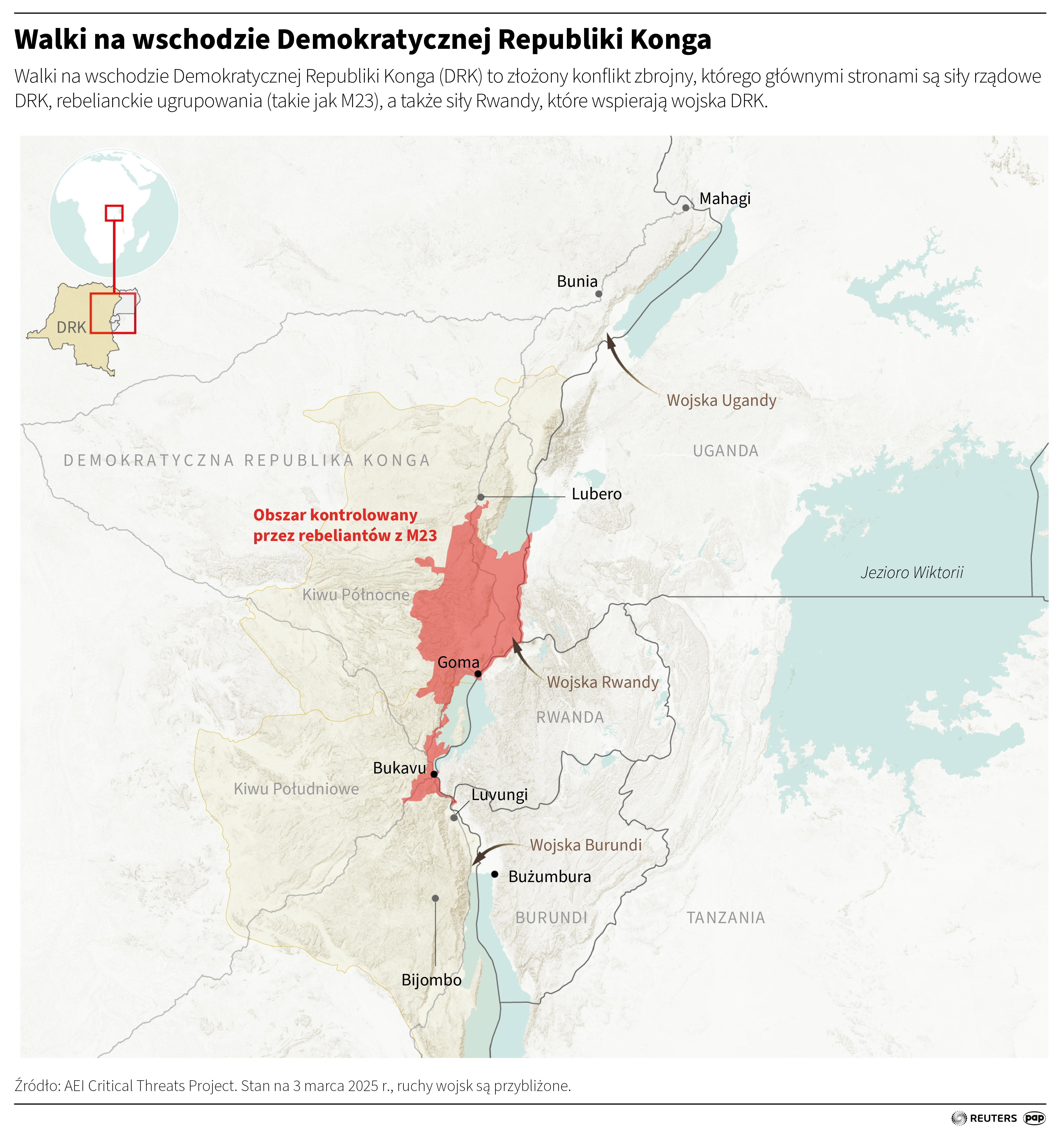 Walki na wschodzie Demokratycznej Republiki Konga