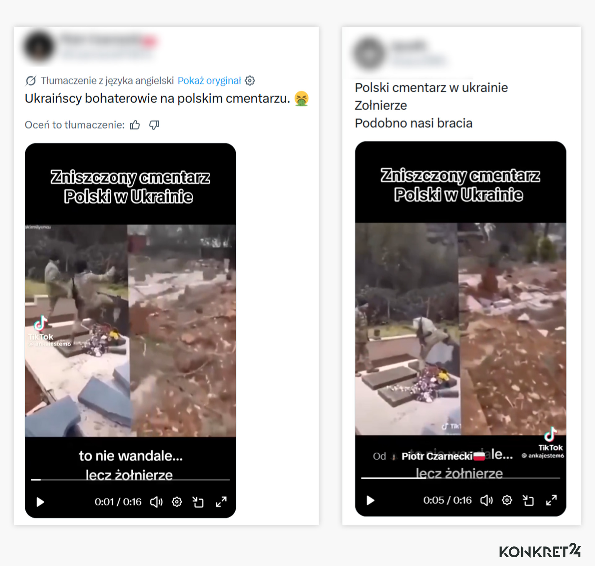 Wpisy publikowano zaraz po decyzji o odebraniu orderu prezydentowi Ukrainy