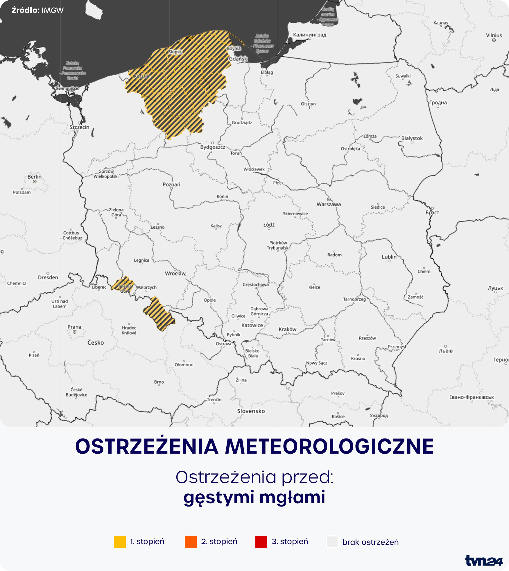 Ostrzeżenia meteorologiczne IMGW