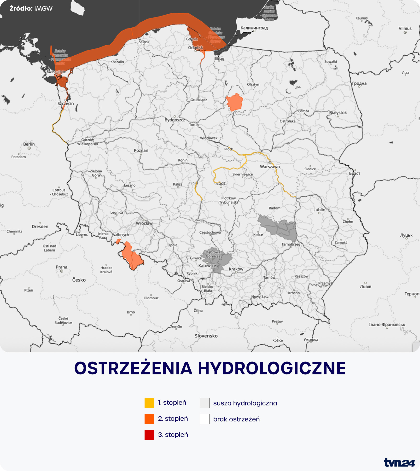 Ostrzeżenia hydrologiczne