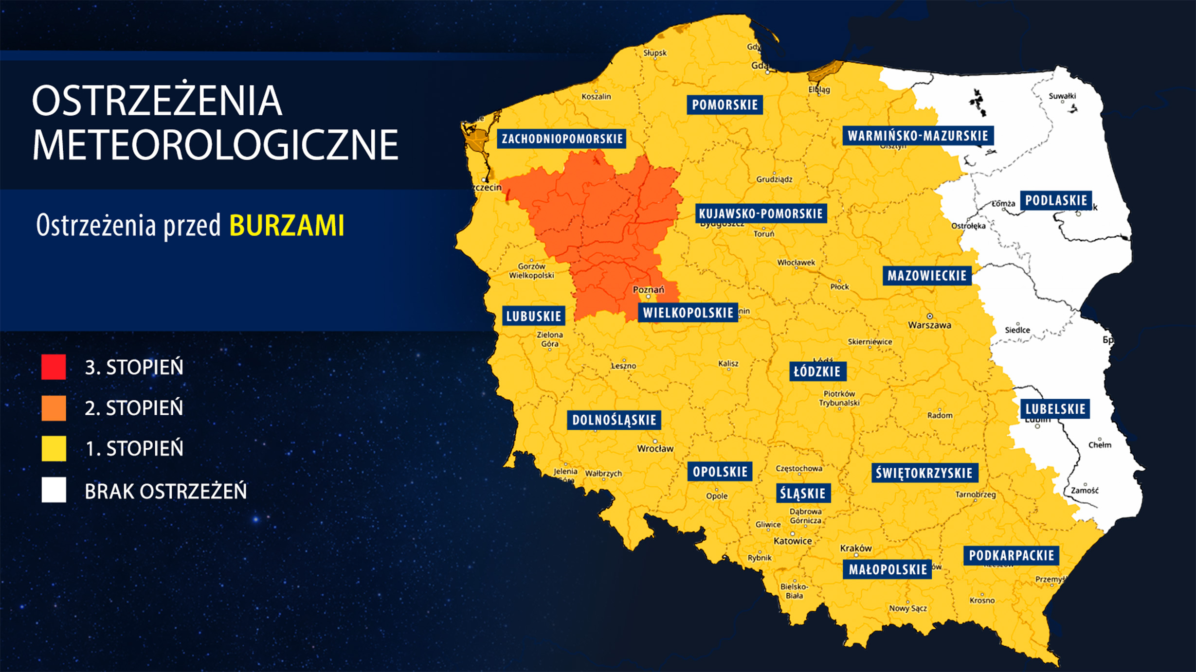 Ostrzeżenia meteorologiczne IMGW
