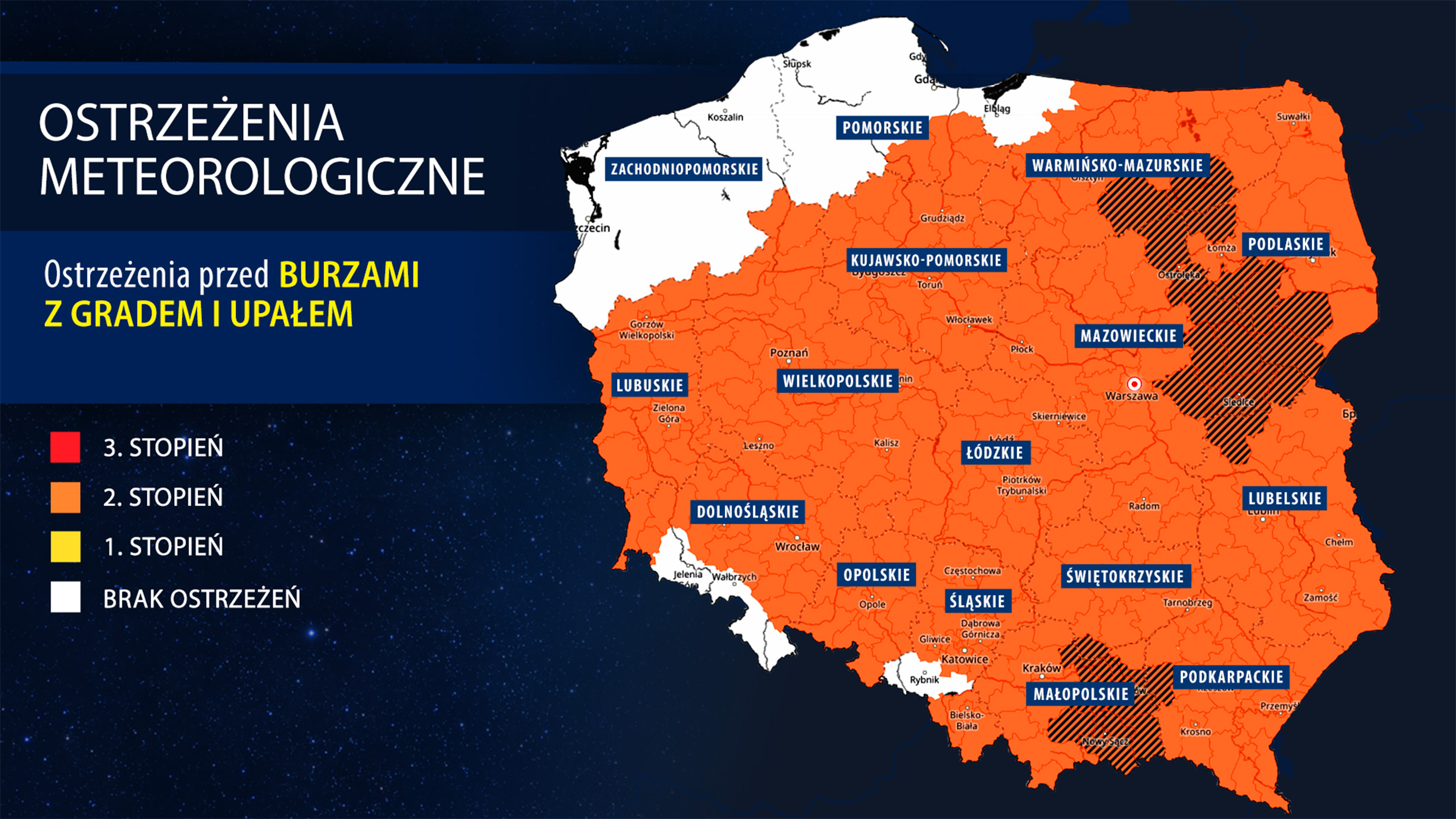 Ostrzeżenia meteorologiczne IMGW