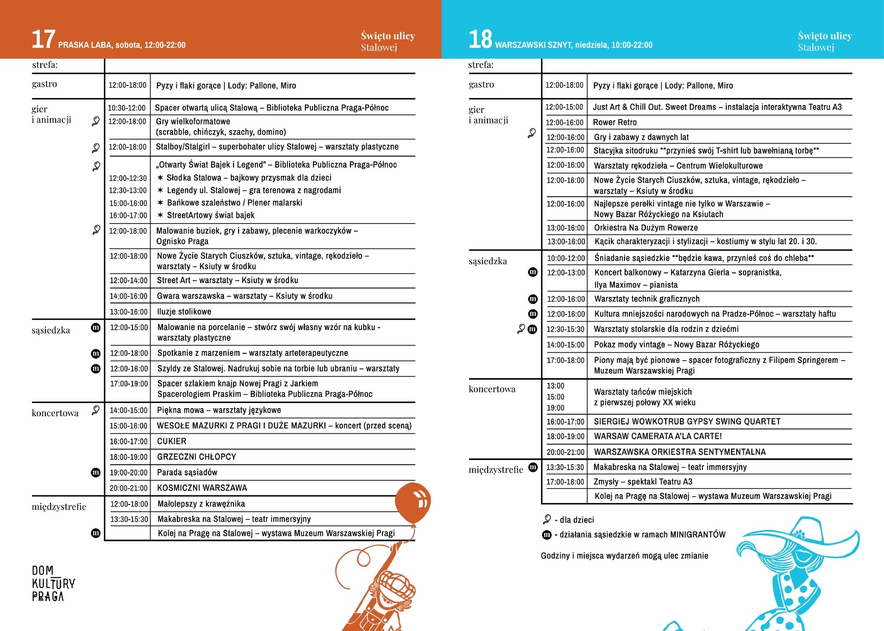 Program Święta ulicy Stalowej