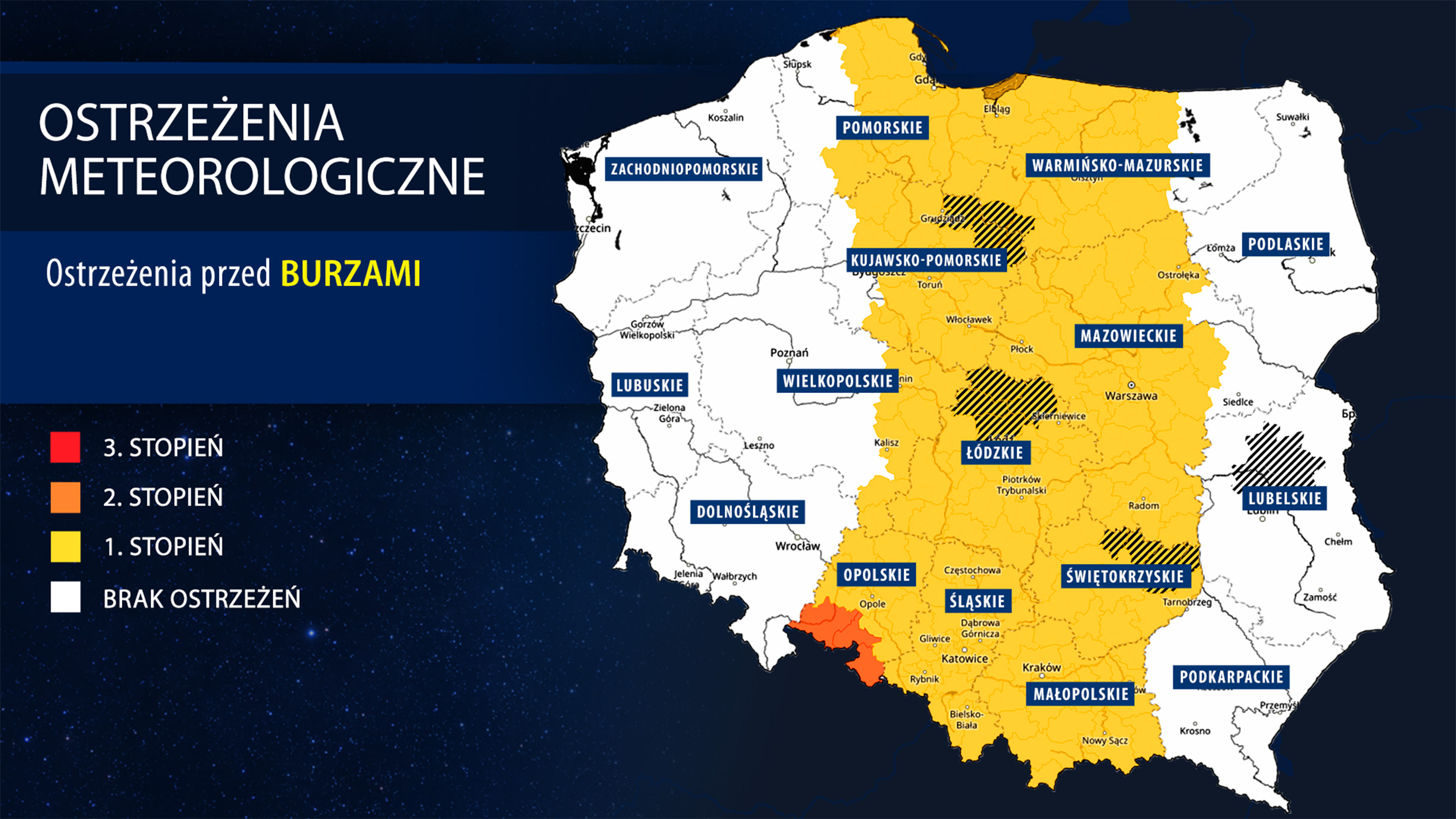 Ostrzeżenia meteorologiczne IMGW