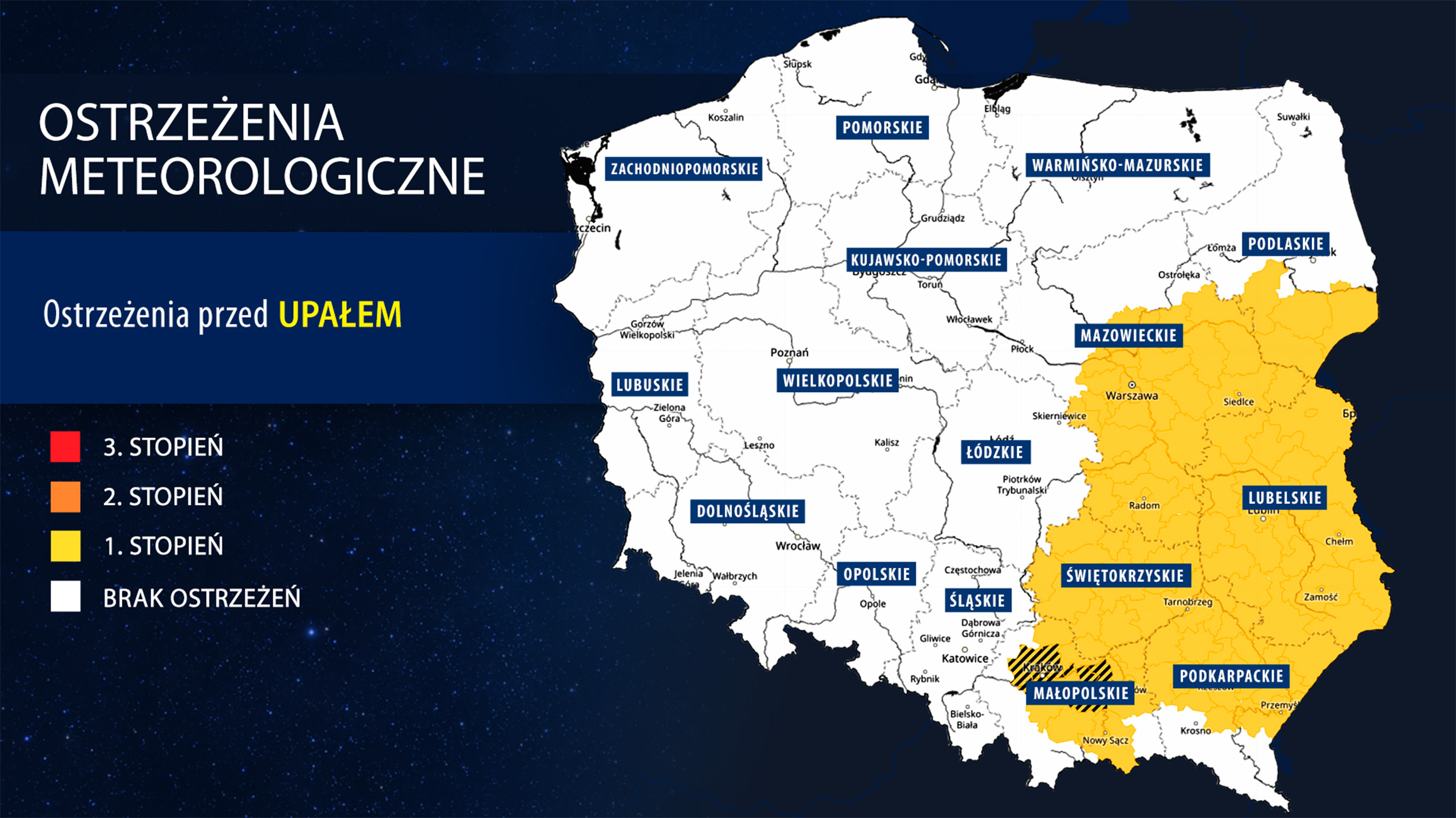 Ostrzeżenia meteorologiczne IMGW