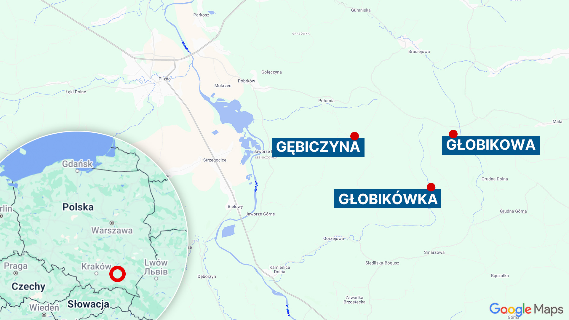 Głobikowa, Głobikówka, Gębiczyna