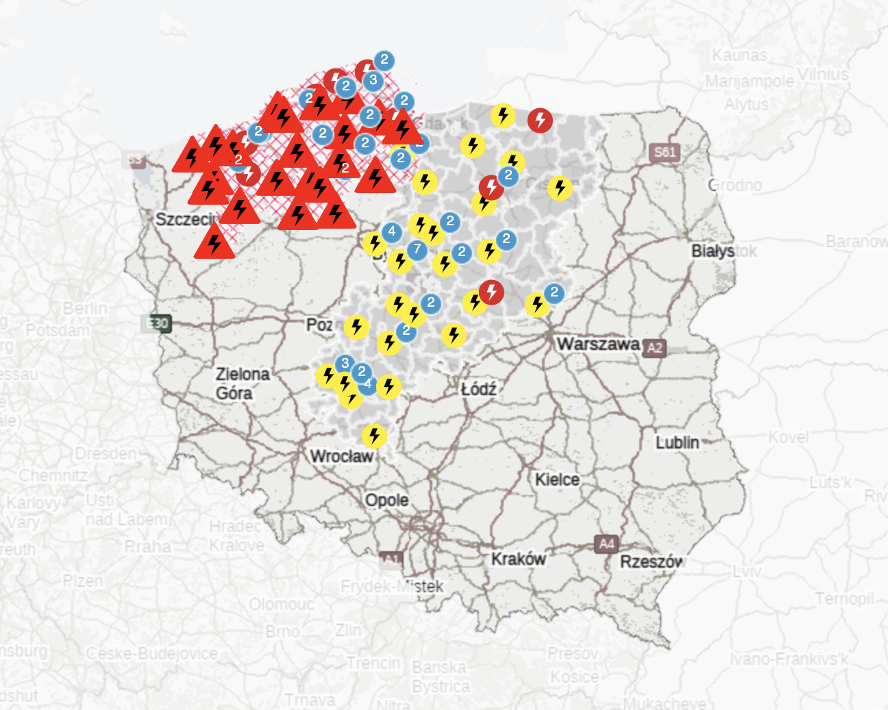 Wyłączenia awaryjne energii elektrycznej