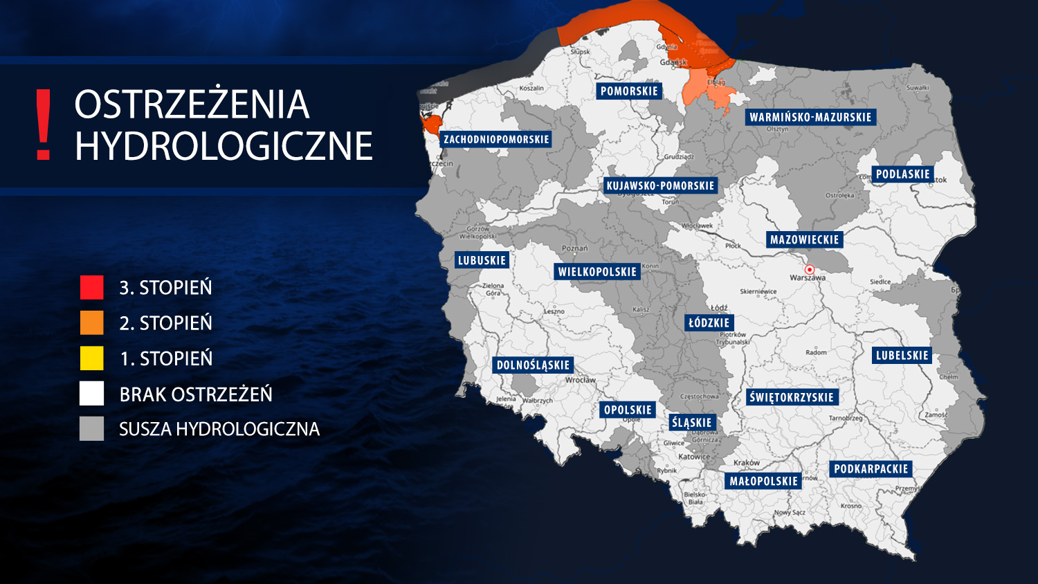 Alerty hydrologiczne IMGW
