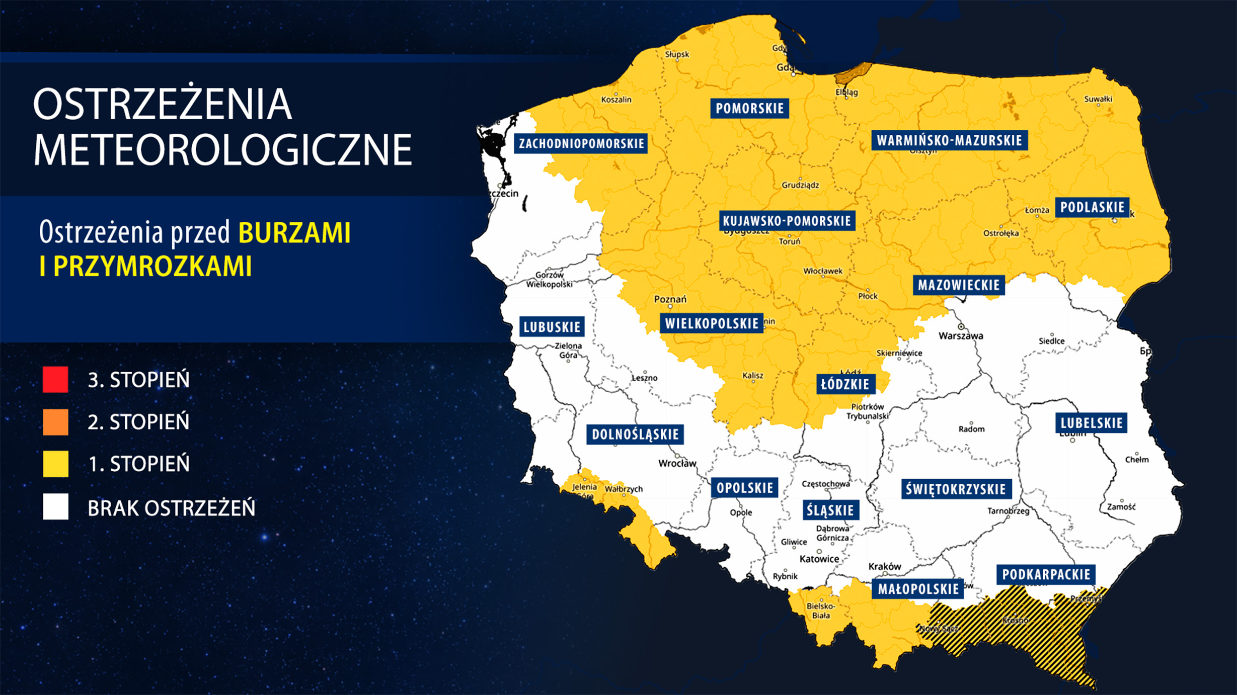 Ostrzeżenia meteorologiczne IMGW