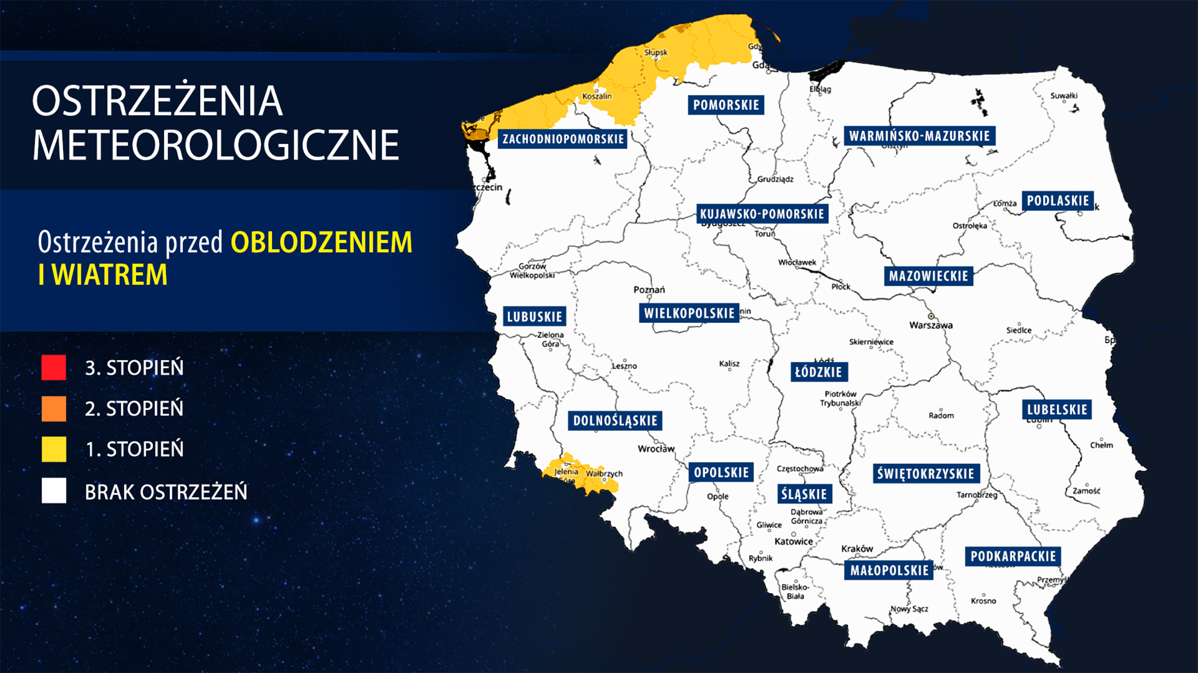 Ostrzeżenia meteorologiczne IMGW