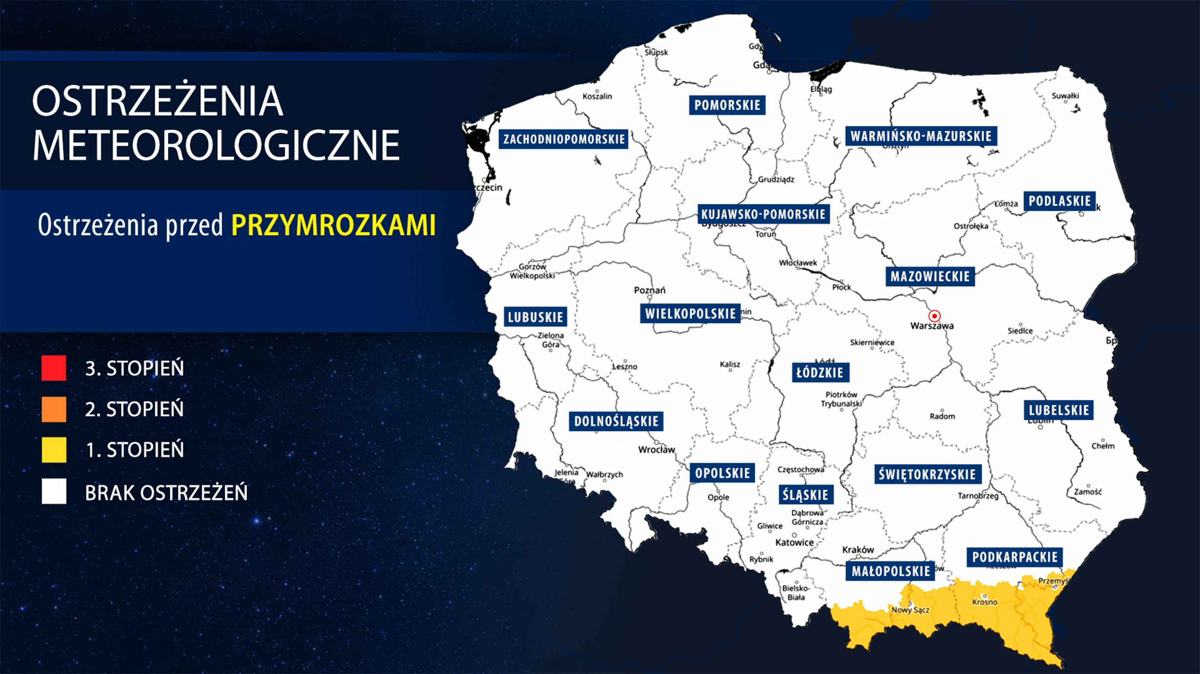 Ostrzeżenia meteorologiczne IMGW