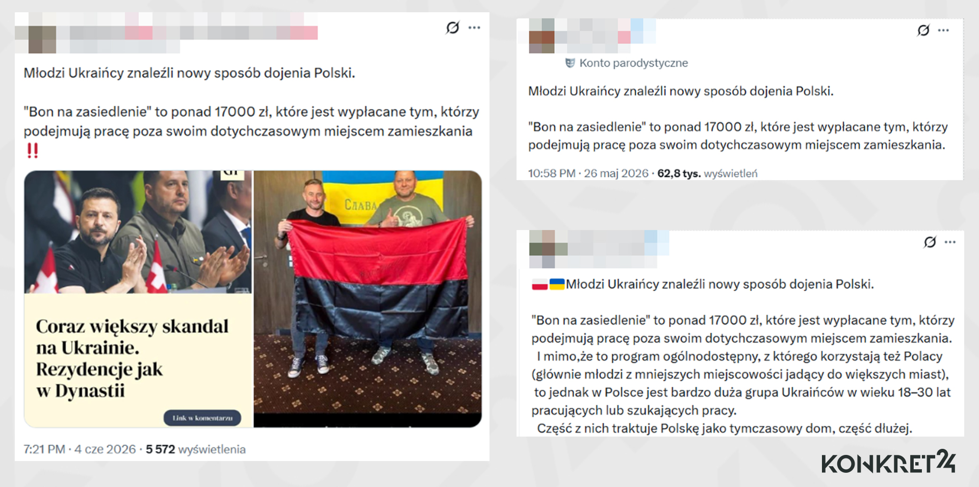 Fałszywa narracja o "nowym sposobie na dojenie Polski" rozchodziła się m.in. na platformie X