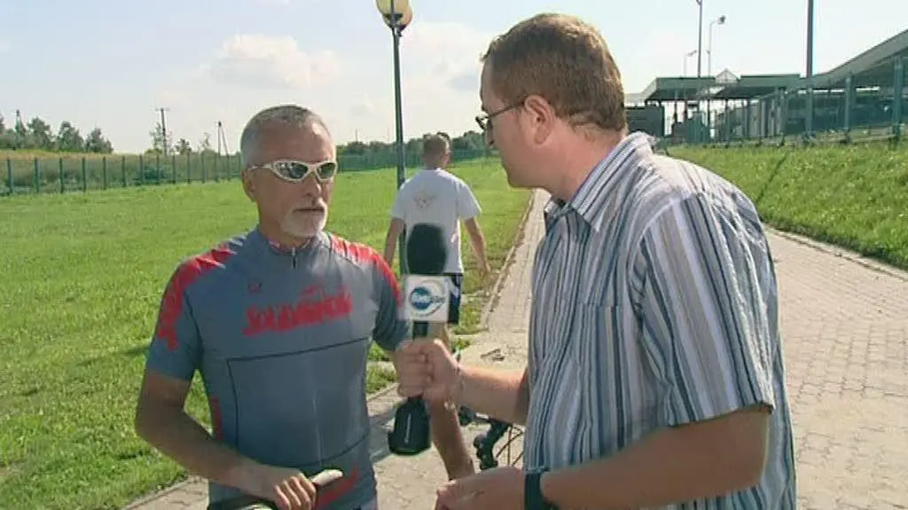 Adam Binduga, rowerzysta, o rajdzie