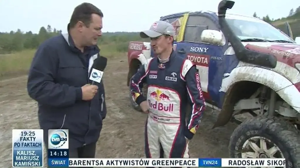 Adam Małysz trenuje przed kolejnym startem w rajdzie Dakar