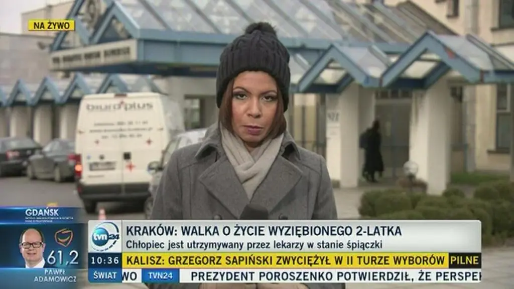 Adaś jest w stanie ciężkim