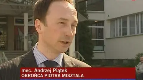 Adwokat: do zakończenia postępowania Piotr Misztal będzie odpowiadać z wolnej stopy