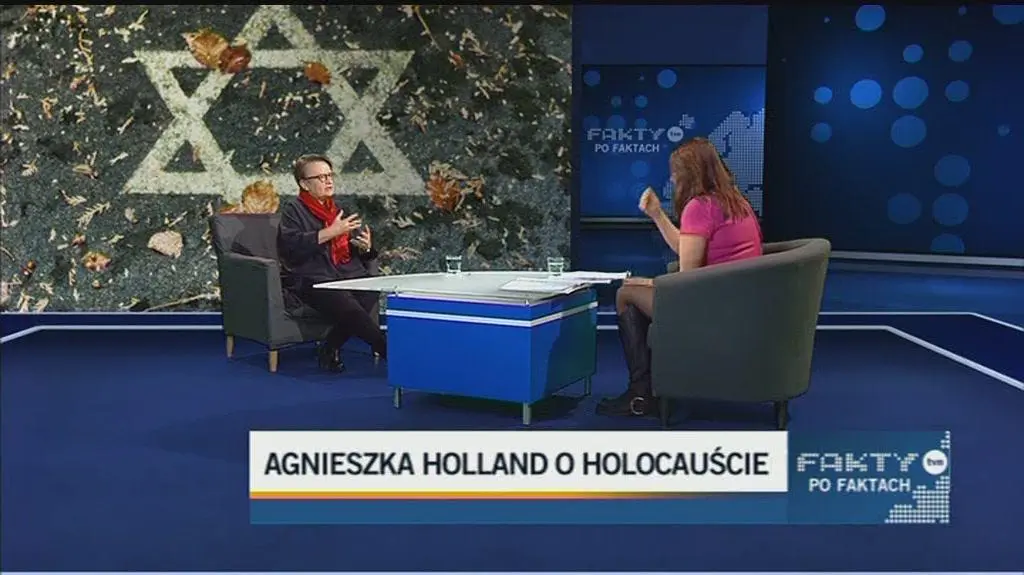 Agnieszka Holland o bohaterze swojego filmu (TVN24)