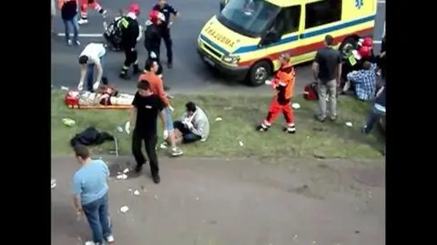 Akcja ratunkowa po wypadku w Poznaniu