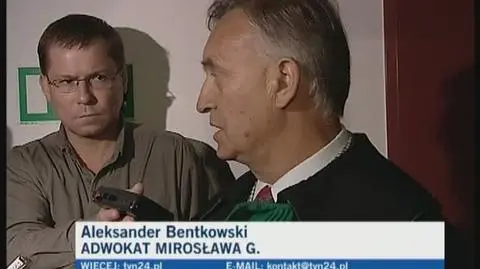 Aleksander Bentkowski, adwokat Mirosława G.: wątpię czy sąd dopuści wszystkie wnioski Ziobry