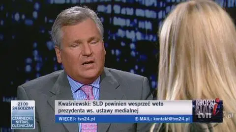 Aleksander Kwaśniewski o ustawie medialnej