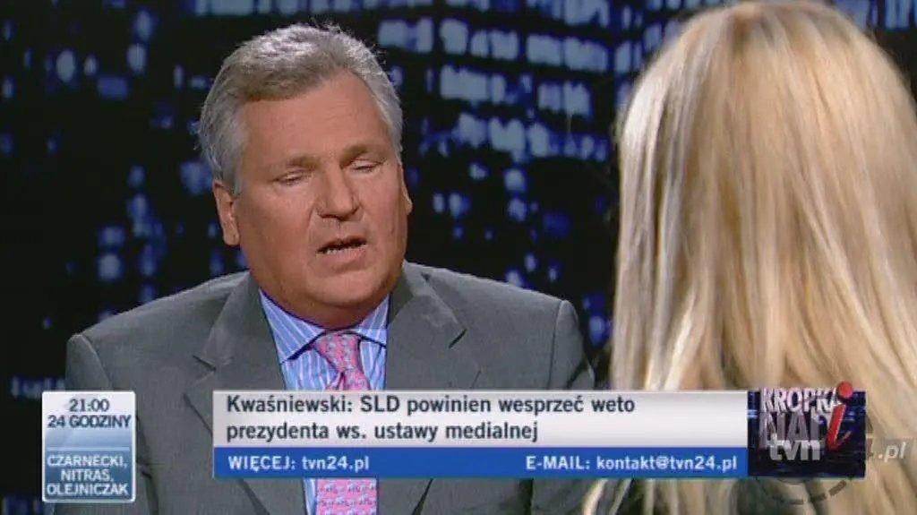 Aleksander Kwaśniewski o ustawie medialnej