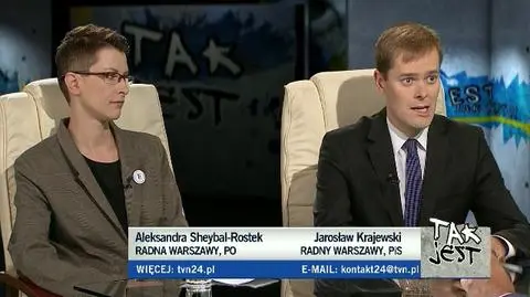 Aleksandra Sheybal-Rostek i Jarosław Krajewski w Tak jest