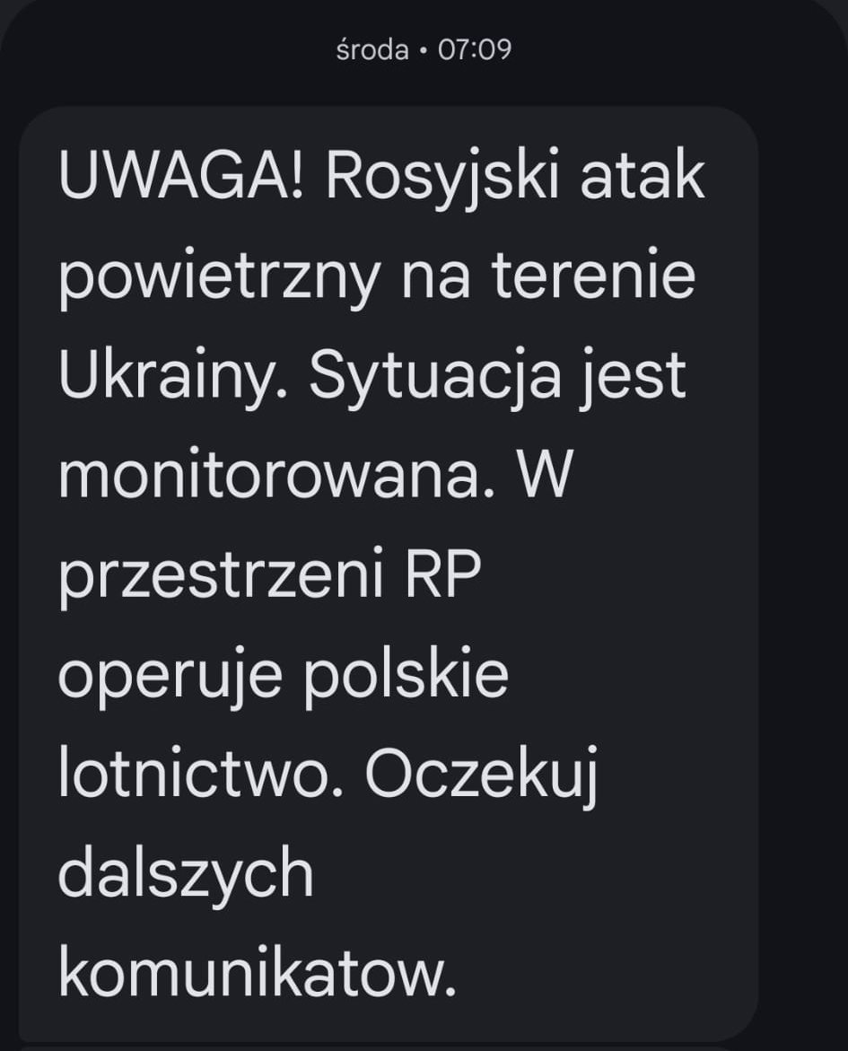 Alert RCB o ostrzale Ukrainy przez Rosję