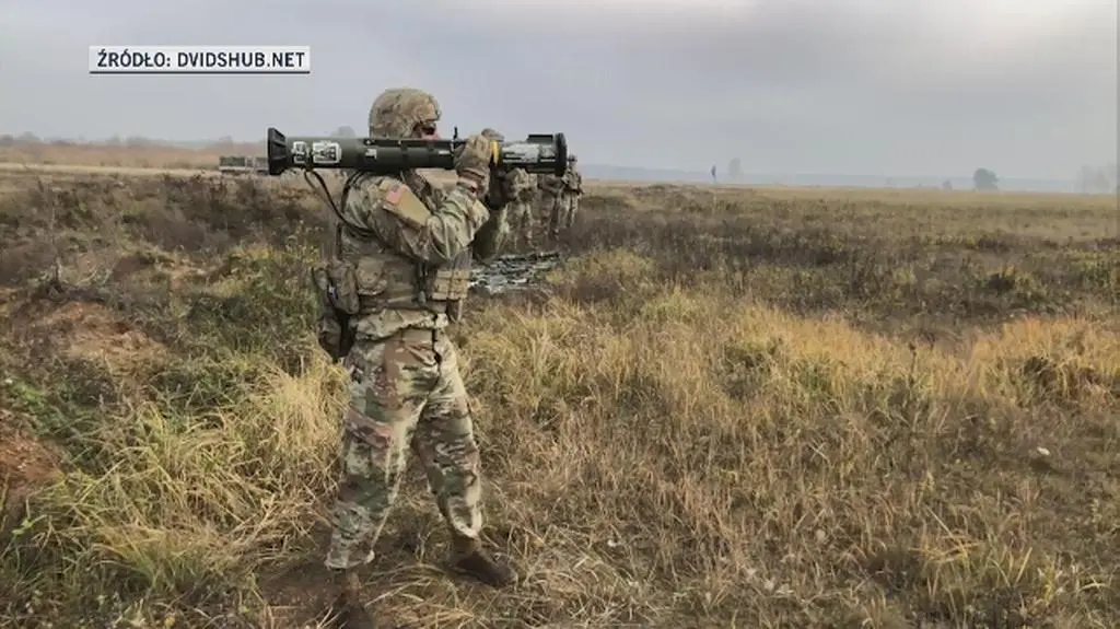 Amerykańscy żołnierze w Polsce na ćwiczeniu Anakonda pod koniec 2018 roku