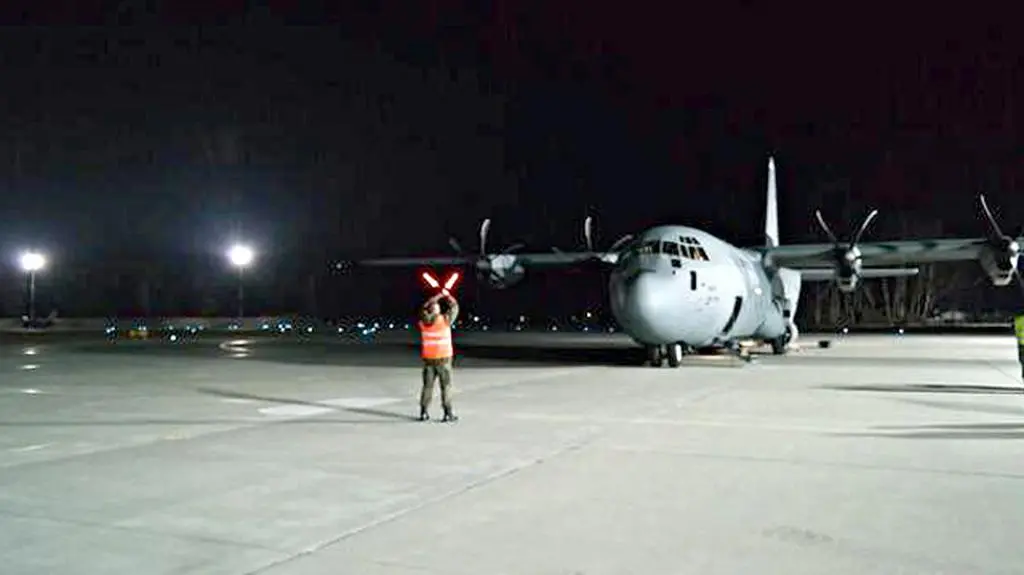 Amerykański Hercules już w Łasku