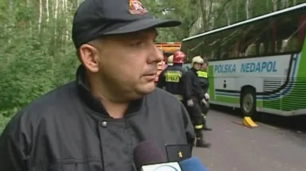 Andrzej Beczkowiak ze straży pożarnej