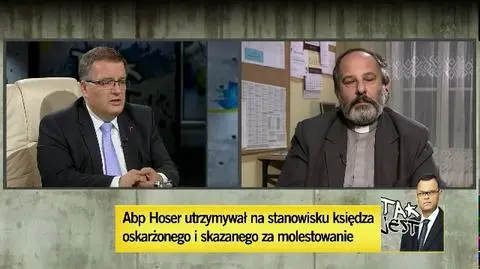 Andrzej Dera i ks. Tadeusz Isakowicz-Zaleski w Tak jest