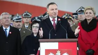 Andrzej Duda: jesteśmy Polakami i obowiązki mamy polskie. Od prawa do lewa