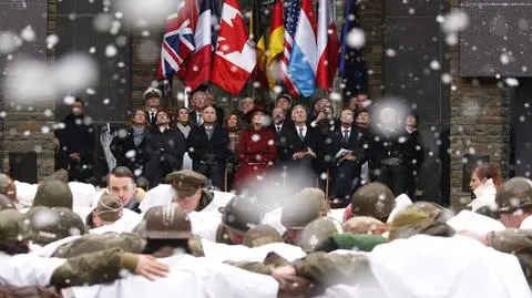 Andrzej Duda na obchodach 75. rocznicy bitwy o Ardeny