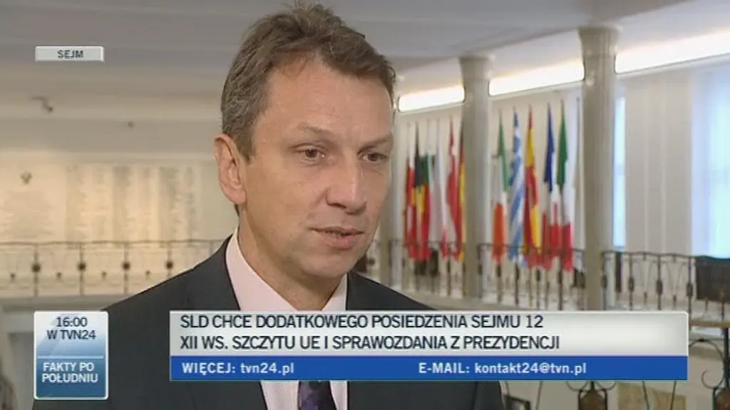 Andrzej Halicki uważa, że wniosek SLD "nie ma sensu" (TVN24)