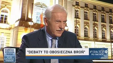 Andrzej Olechowski: mam nadzieję, że Gilowska tego nie zrobi