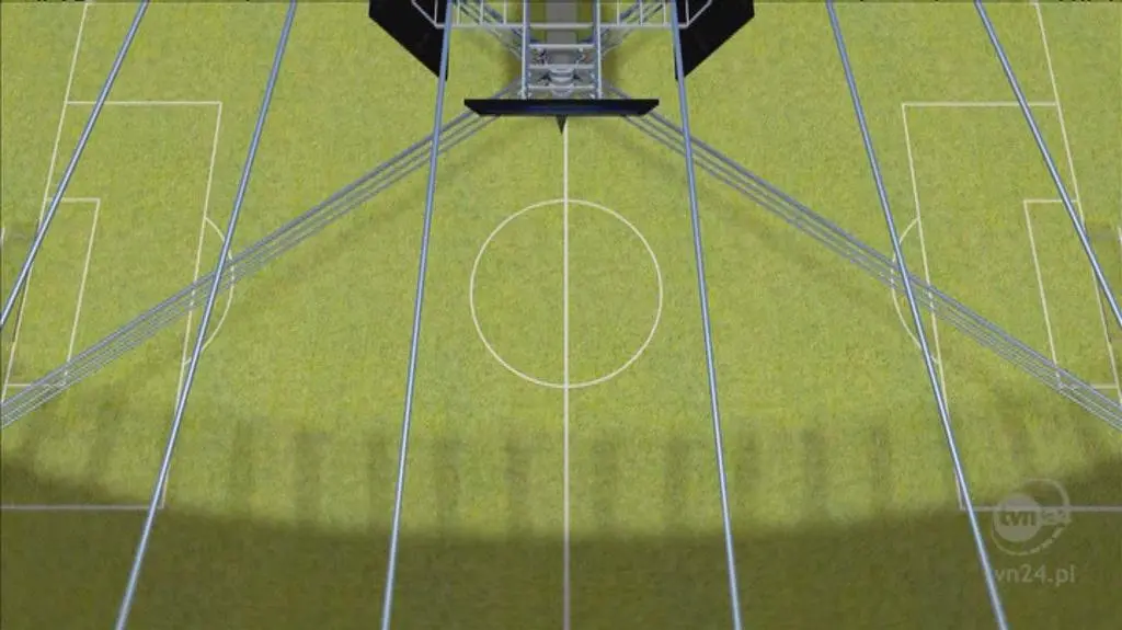 Animacja stołecznego Stadionu Narodowego (TVN24)