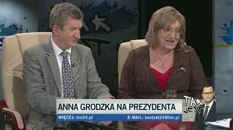 Anna Grodzka i Jerzy Wenderlich w Tak jest