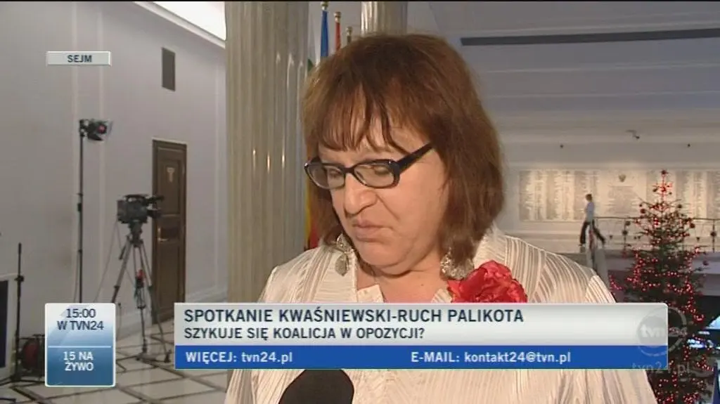 Anna Grodzka (RP) o wtorkowym spotkaniu z Kwaśniewskim (TVN24)