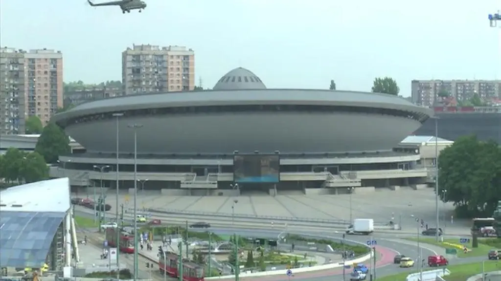 Antyterroryści ćwiczyli w Spodku przed MŚ w siatkówce